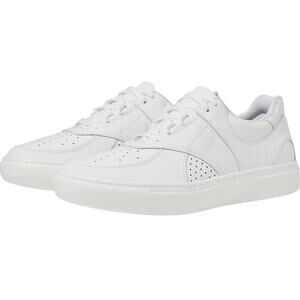 SAS Mens High Street Sneakers US 10.5 WIDE White Leather Lace-Up NIB